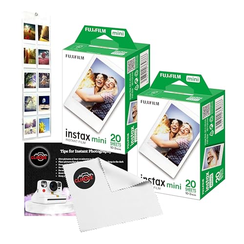 Pack de 40 films instantanés avec album mural et conseils photo pour offrir aux passionnés
