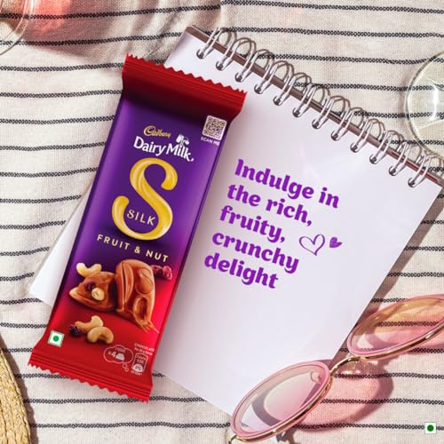 Image of Cadbury Dairy Milk Silk Fruit & Nut Chocolate Bar,55 g (Pack of 6)