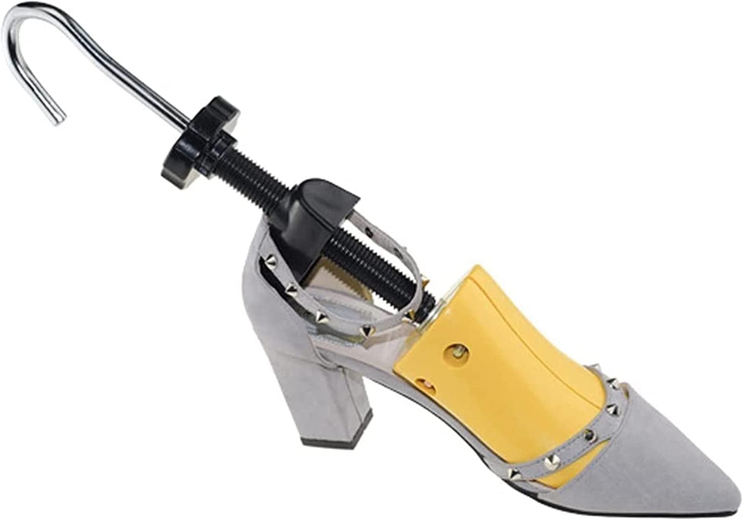 Moldeador de zapatos, camilla de zapatos 1 pieza Unisex Ajustable de plástico Camilla de zapatos Expansor de zapatos Hombres Mujeres Árbol de zapatos Tacón alto Mango de metal Soporte para zapatero (