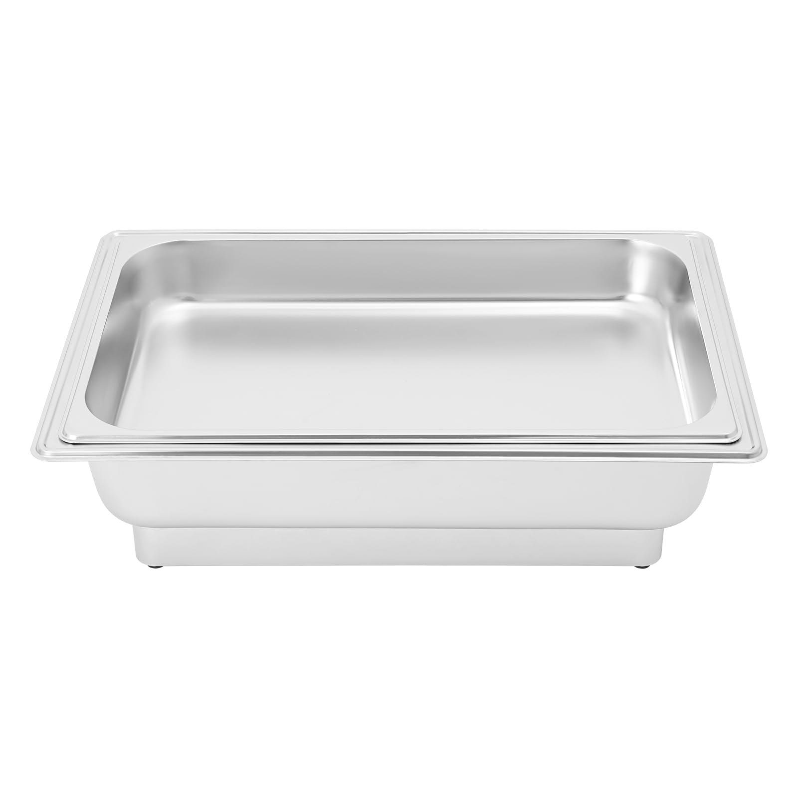 Chafing Dish Buffet Set elettrico 600 W 9L in acciaio inox con touch screen e regolazione della temperatura 35-90°C pratico scaldavivande per buffet e feste (camera singola)