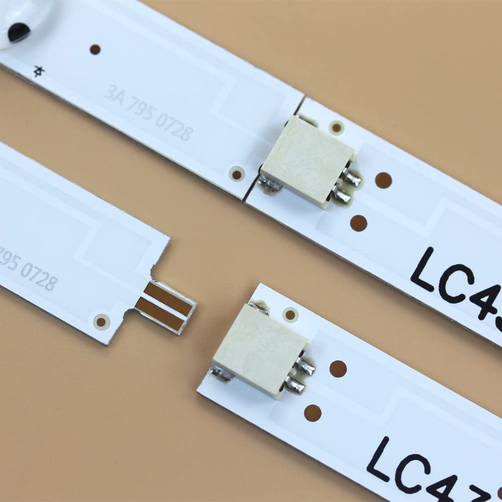 TV de Remplacement avec Bande de rétro-éclairage LED pour 43UJ634V 43UJ651V 43UJ635V 43LJ594V 43UJ630V 43UK6300PLB 43UJ630 43UJ701V 43UJ655V 43UJ6300 43UJ561V 43LJ595V