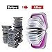 Siveit CD Case, 40 Capacity CD/DVD Case Holders Wallet Hard Plastic DVD Disc Cases Storage Binder for Car Home Office Travel (Purple)