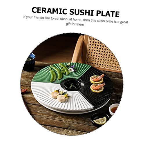Plato Sushi Cerámico Estilo Japonés IMIKEYA miniatura 5