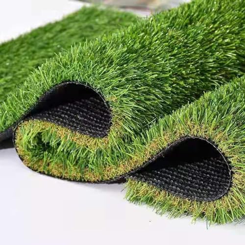 Gazon Artificiel 15mm de Haut Tapis Gazon Gazon Synthétique Haute Densité Fausse Herbe for Jardin Patio Balcon (Color : Green, Size : 2x0.5m(6.56x1.64ft))