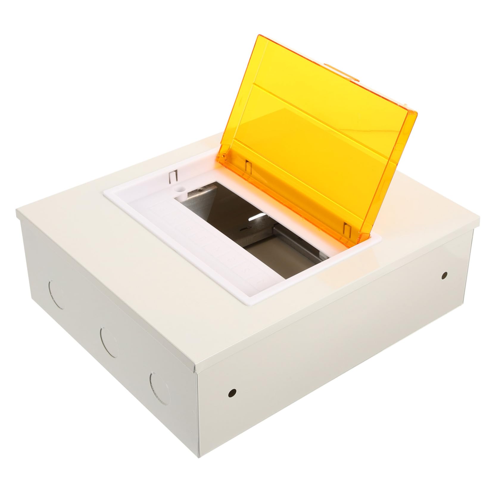 Uonlytech Caja De Registro Eléctrico Exterior Resistente Circuitos Hierro Tapa De Panel Eléctrico