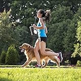 WOMGF Wasserflasche Hunde Unterwegs mit 2er Reisenäpfe Haustier Trinkflasch 2-in-1 Faltbare Hundenäpfe für Resie 800ML Schwarz