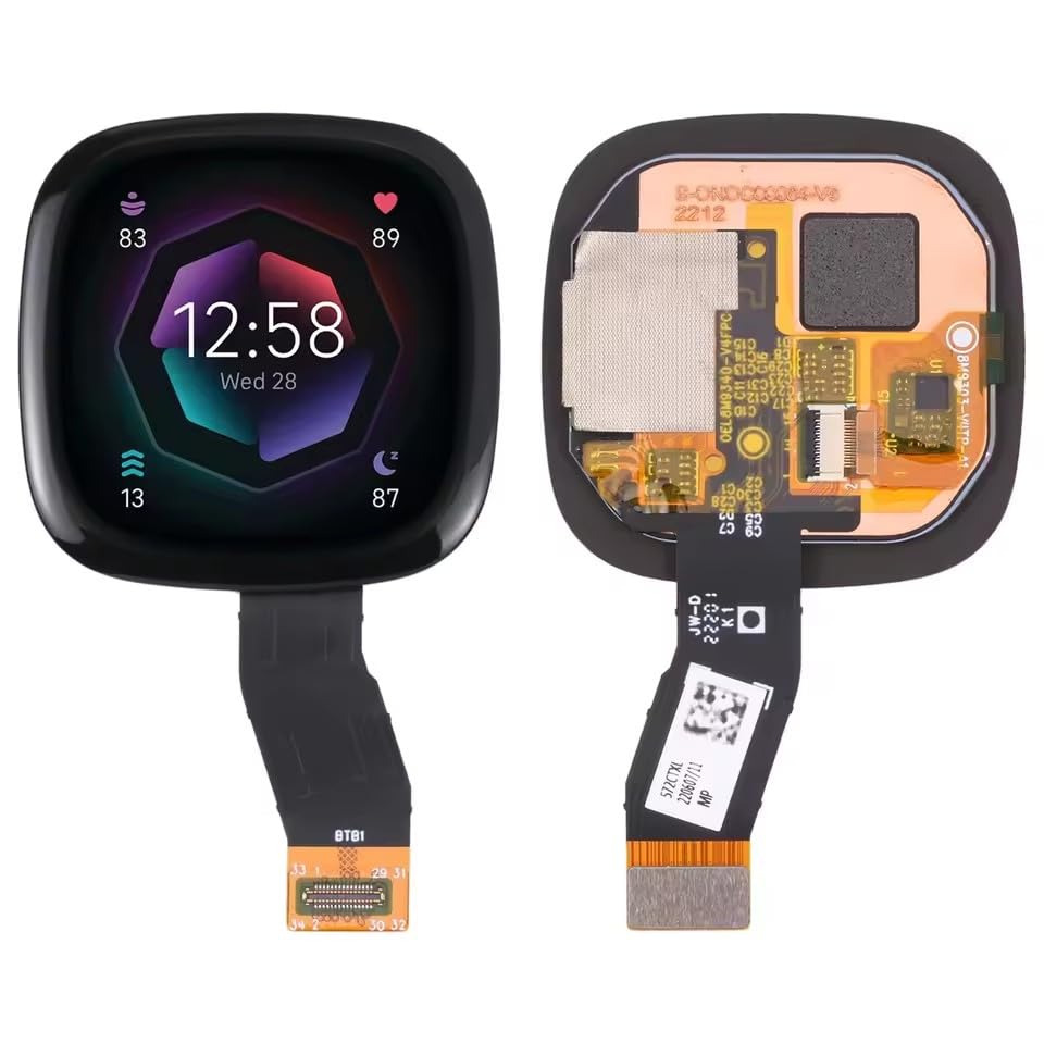 Écran tactile LCD pour Fitbit Sense 2 pièce rechange dalle vitre tactile montre