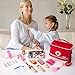 Doctor Kit for Kids, 34 Pcs Kids Doctor Playset Kit for Toddlers 3-5 with Medical Storage Bag & Real Stethoscope, Fun Role Playing Game, Doctor Play for Toddlers Boys Girls Ages 3+
