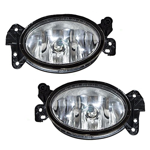 Driver and Passenger Fog Lights Lamps Replacement for C-Class G-Class GL-Class CLS-Class E-Class R-Class SL55 1698201556 1698201656