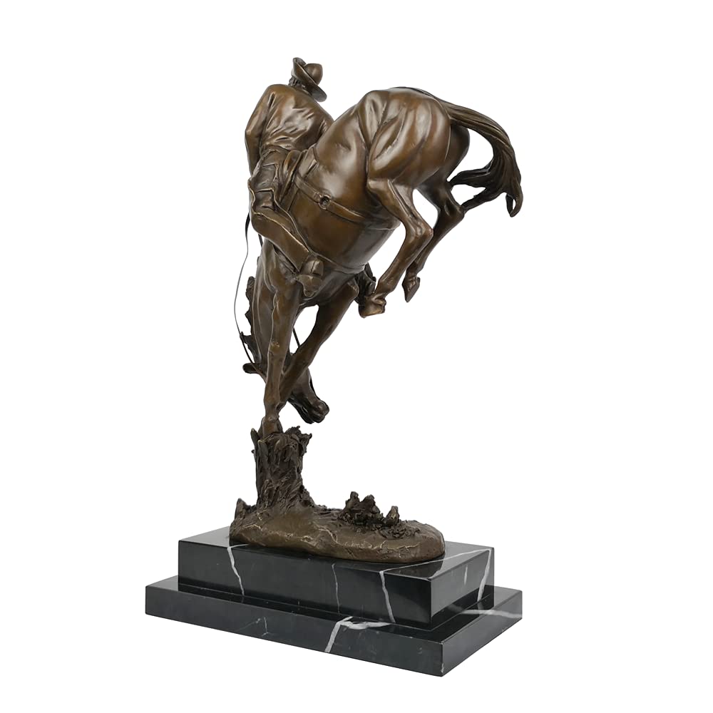 Amazon.com: Bronze The Outlaw Statue by Frederic Remington Replica