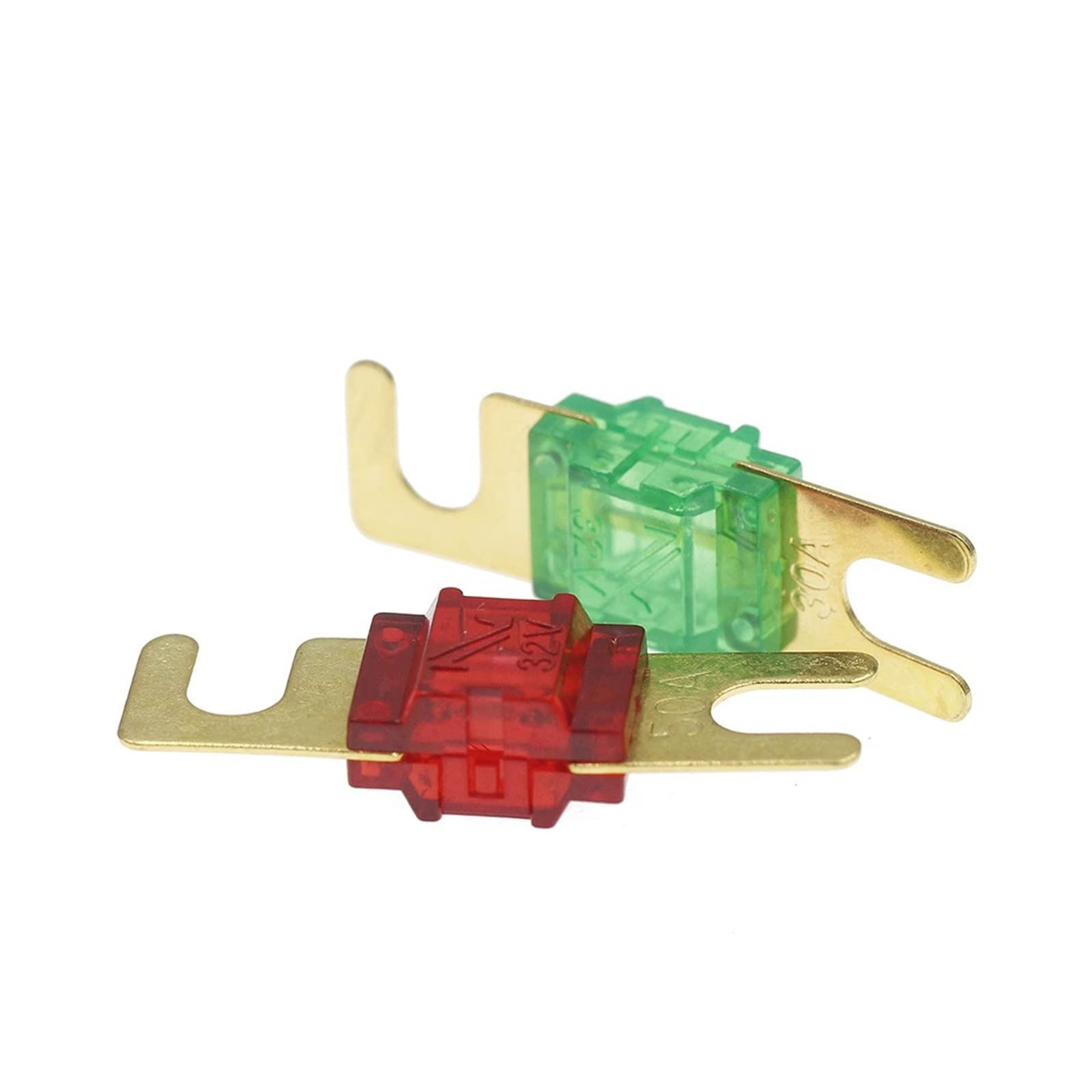 BEOTTO ANL Vergulde Stud Auto Zekeringen Mini Auto Stereo Audio AFS Zekering 20A 30A 40A 50A 60A 70A 80A 100A 125A 150A 175A 200A (Maat : 100A