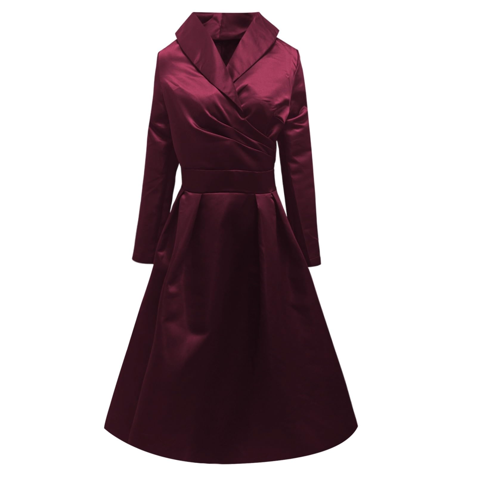 Générique Robe Femme Longue Cocktail Cérémonie Chic Élégante, Vêtement Long pour Invitée de Mariage, Soirée, Gala et Réception A14