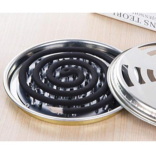 Zerodis ZERODIS7I2TYG5406-79 4 Pack Coil Incense Holder, 15.5Cm Coil Holder Stand Stainless Steel Incense Holder thumb #3