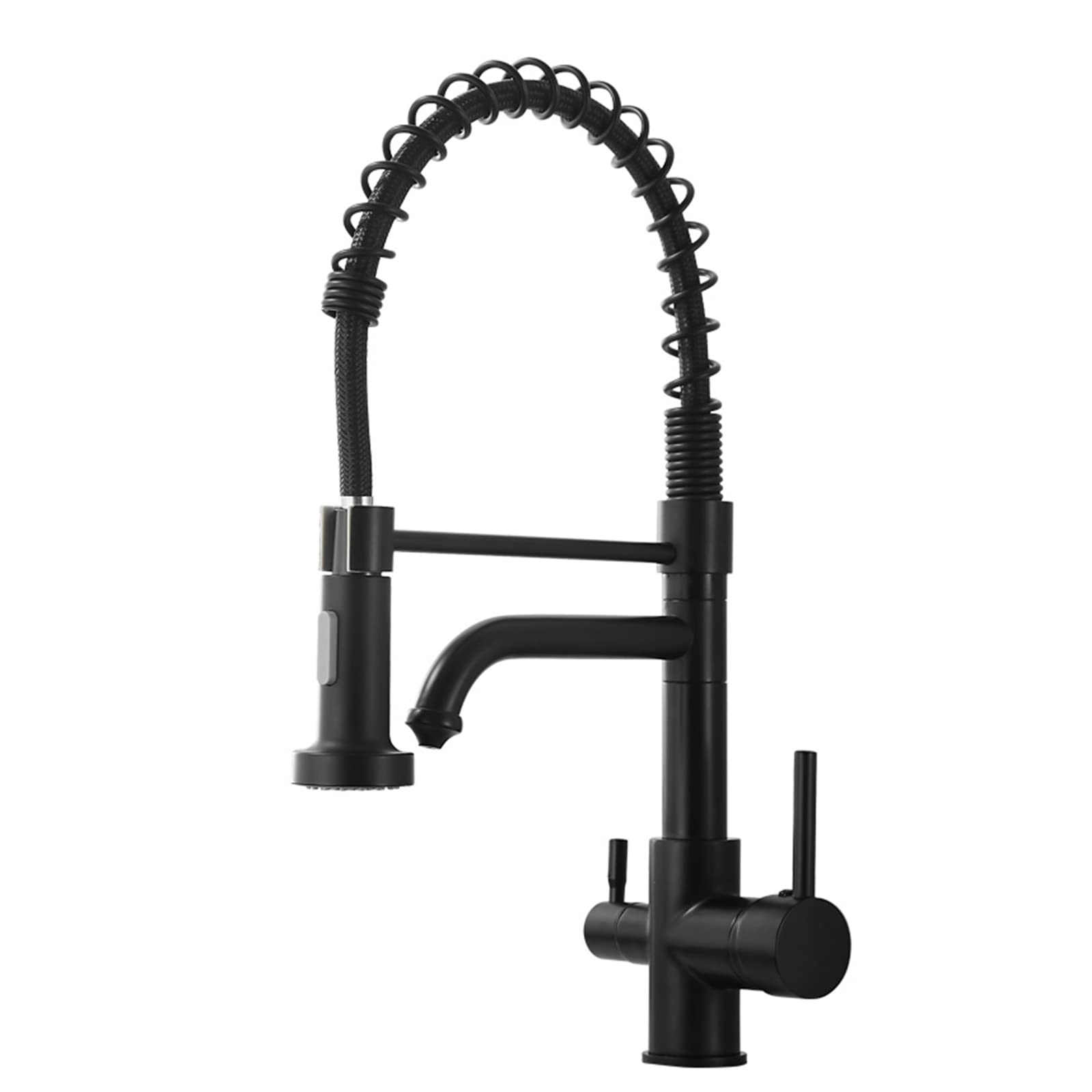 Robinet 3 voies cuisine pivotant pour éliminer les carafes filtrantes