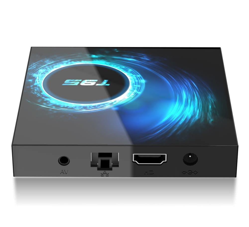 T95 Android TV Box – Allwinner H616 Quad-Core, 4GB RAM 64GB de almacenamiento, Android 10.0, 4K Media Player, WiFi de doble banda y Bluetooth, reproductor de gran capacidad