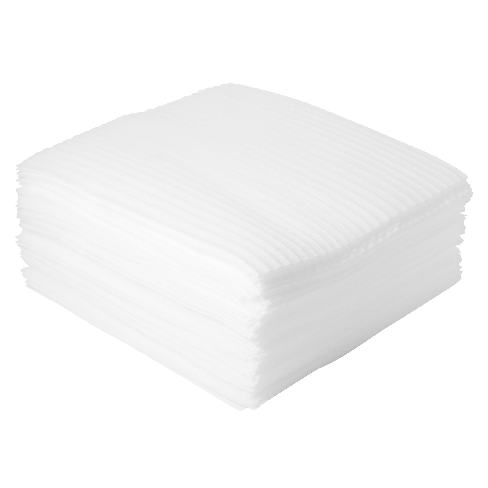 100 Feuilles de Mousse d'Emballage (30x30 cm, 1 mm), Protection pour Objets Fragiles et Vaisselle, Coussin d'Air Anti-Choc, Polyvalent pour Voyage, Transport et Stockage (Feuille)