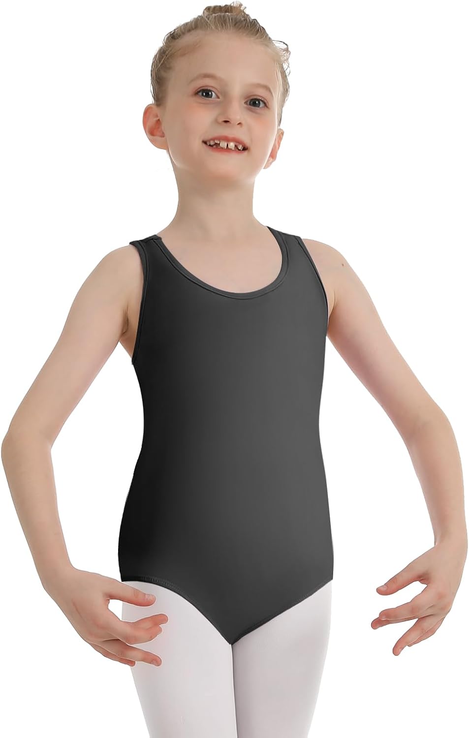Phineein Girls Gymnastics Leotards Mesh Back - Kids Sleeveless Ballet Dance Leotard with Stylish Power Mesh Cutout Back - Image 4