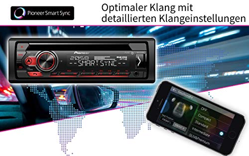 Pioneer - Autoradio RDS 1DIN con Tasti a