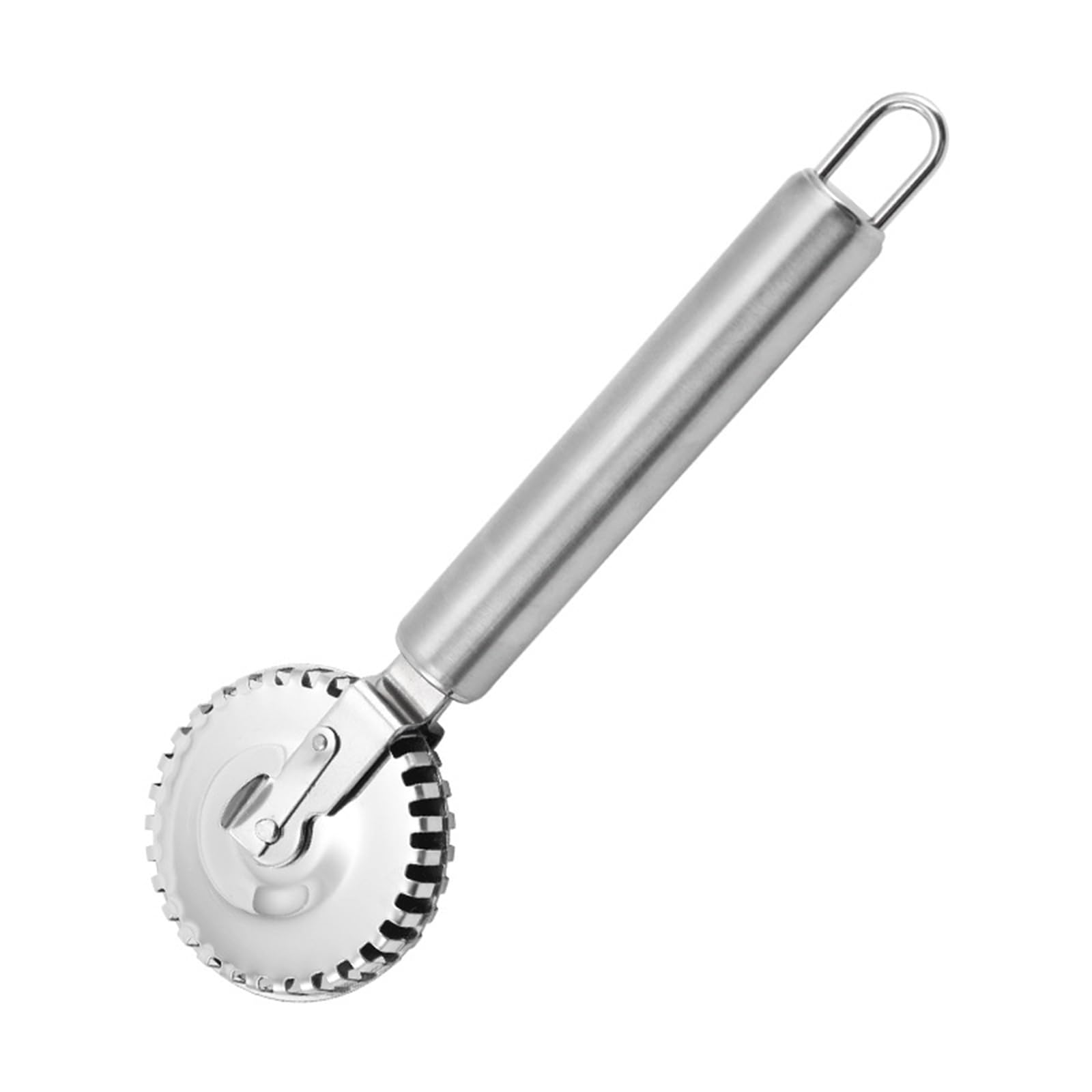 Buxuaaaa Multifunctional Stainless Steel Pastries Cutter Ravioli Sealing Roller Comfortable Grip for Baking Applications Roller Cutter