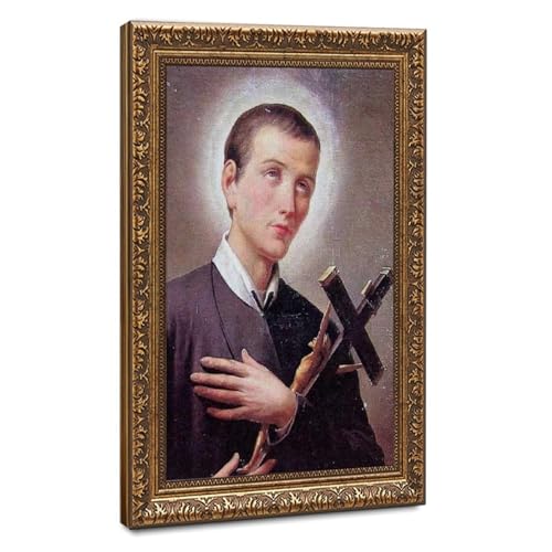 Toile Saint Gérard Majella - Cadre suspendu déco murale chambre et salon - 50,8 x 76,2 cm