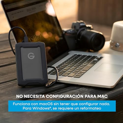 Disco duro portátil de 2TB ideal para viajes y Time Machine USB-C 6