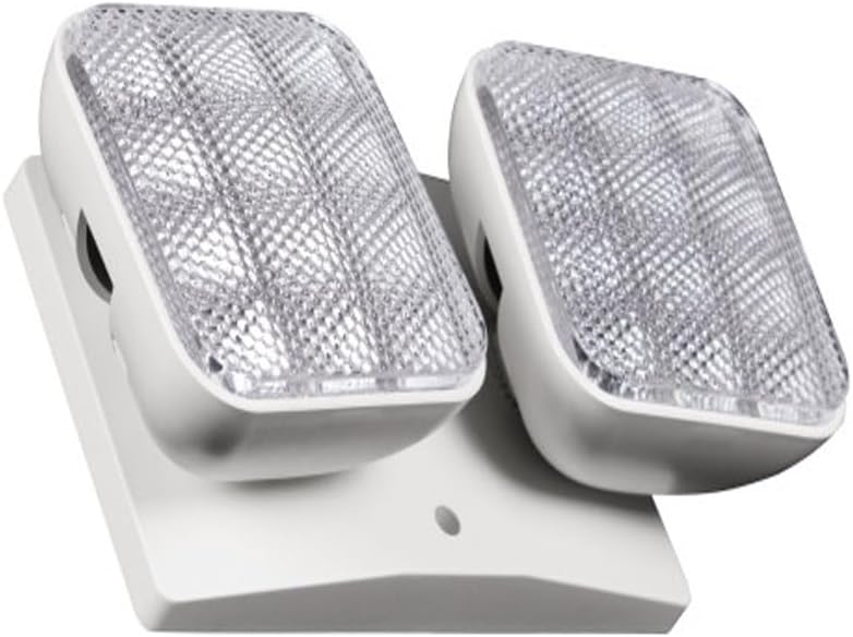 NICOR ERH2WH ERH Series Emergency LED Remote Light Fixture, Double Head