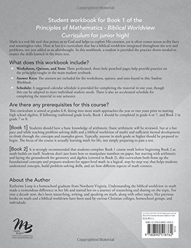 Principles of Mathematics Book 1: Biblical Worldview Curriculum: 7th Grade / Jr. High: 1 Credit - Math - Image 2