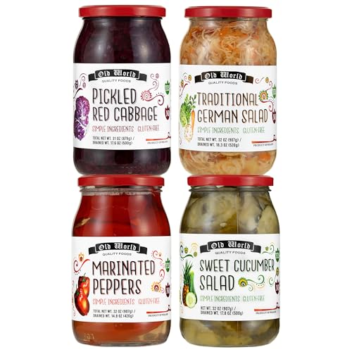 Healthy Veggie Lovers Set- Includes Four 32 Oz Jars of