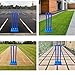 Bratla Cricket Best Buy CBB Stumps for Cricket - Blue Wicket with Target Stump Set, Cricket Stumps with a Base of Plastic, Cricket wickets with Multi Surface Placement