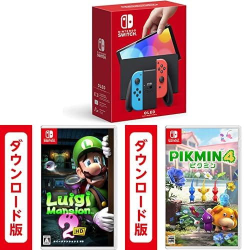 Nintendo Switch 本体 Joy-Con 2個、ルイージマンション Amazon.co.jp: Nintendo Switch Joy-Con(L)/(R) グレー＋
