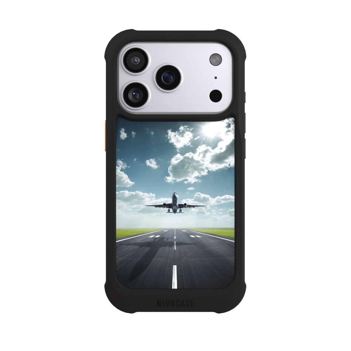 Coque iPhone 17 Pro antichoc noire compatible MagSafe NIVOmax - 2