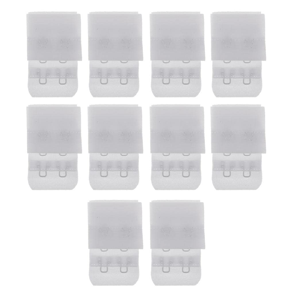 Enakshi® 10Pcs 2 Hooks 3 Rows Bra Strap Extender Underwear Belt Adding Buckles White|Crafts | Sewing | Other Sewing