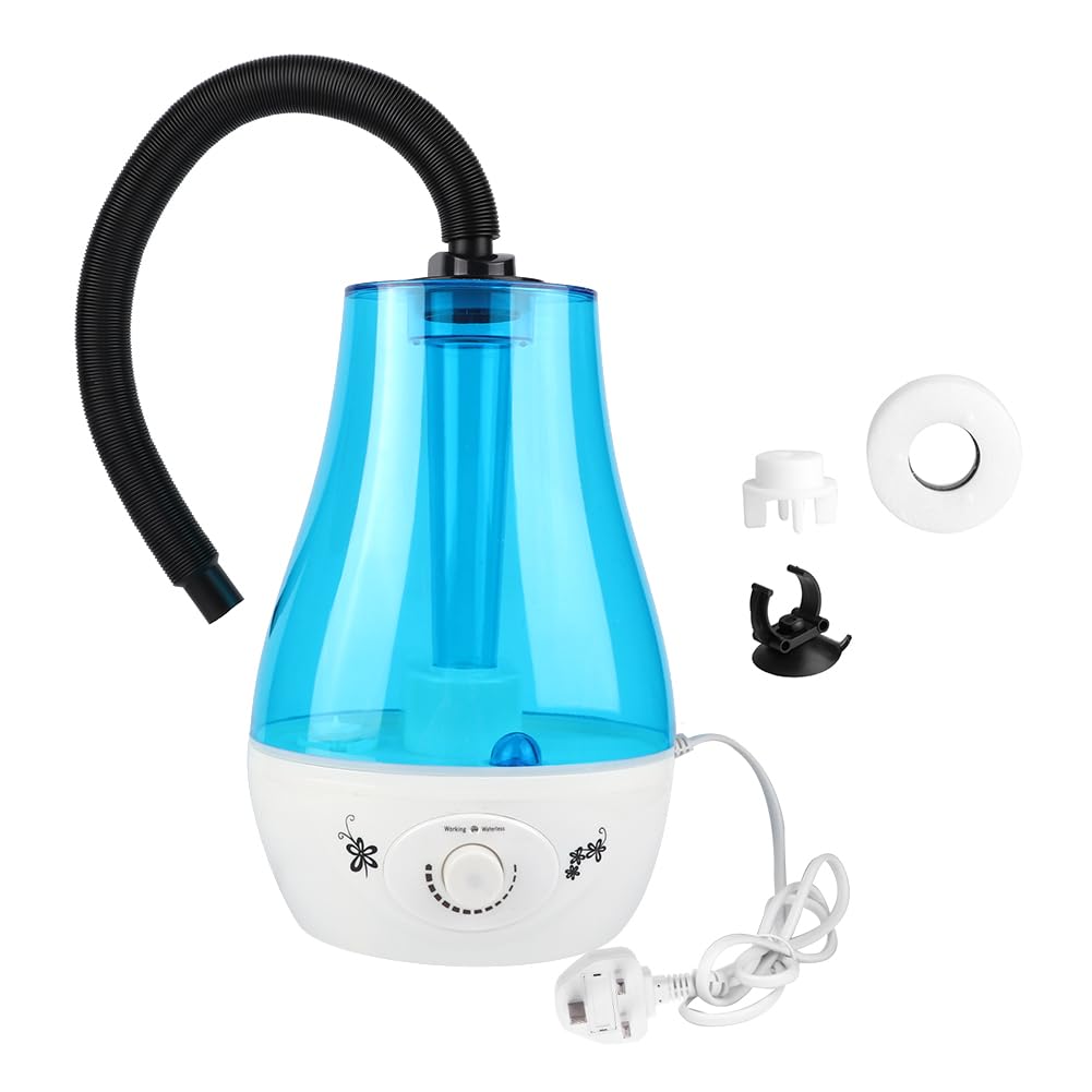 3L Grande Capacité Amphibiens Reptile Humidificateur Reptile Fogger, Ultra Silencieux Reptile Brumisateur Système Mister Terrarium Humidificateur pour Serpent, Lézard, Tortue, Grenouille(Prise UE)