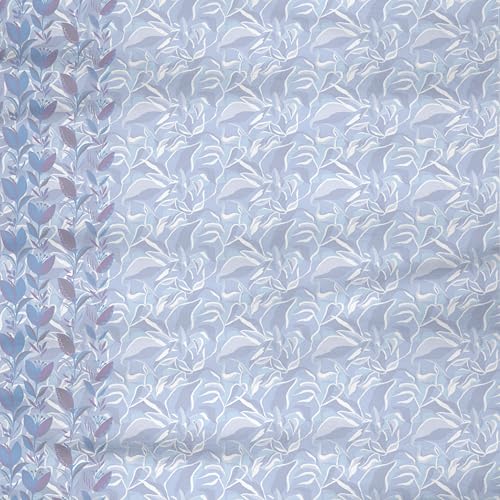 Image of Spaces Welspun Ease 120 TC 100% Cotton Floral Print Double Bedsheet with 2 Pillow Covers - Soft Feel, Easy Care & Skin Friendly - 224X254 Cm - Light Violet