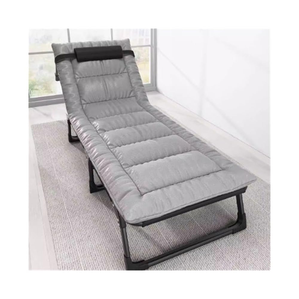 Lit de sieste pour adulte et sieste au bureau ou au jardin avec dossier inclinable