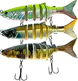 Pack Leurre pour la pêche du carnassier Efficace et REDOUTABLE [+ DE Haute QUALITÉ] Poisson Nageur, pour la Peche du Brochet, Sandre, Silure, Black Bass, Perche en Spinning ou en Casting