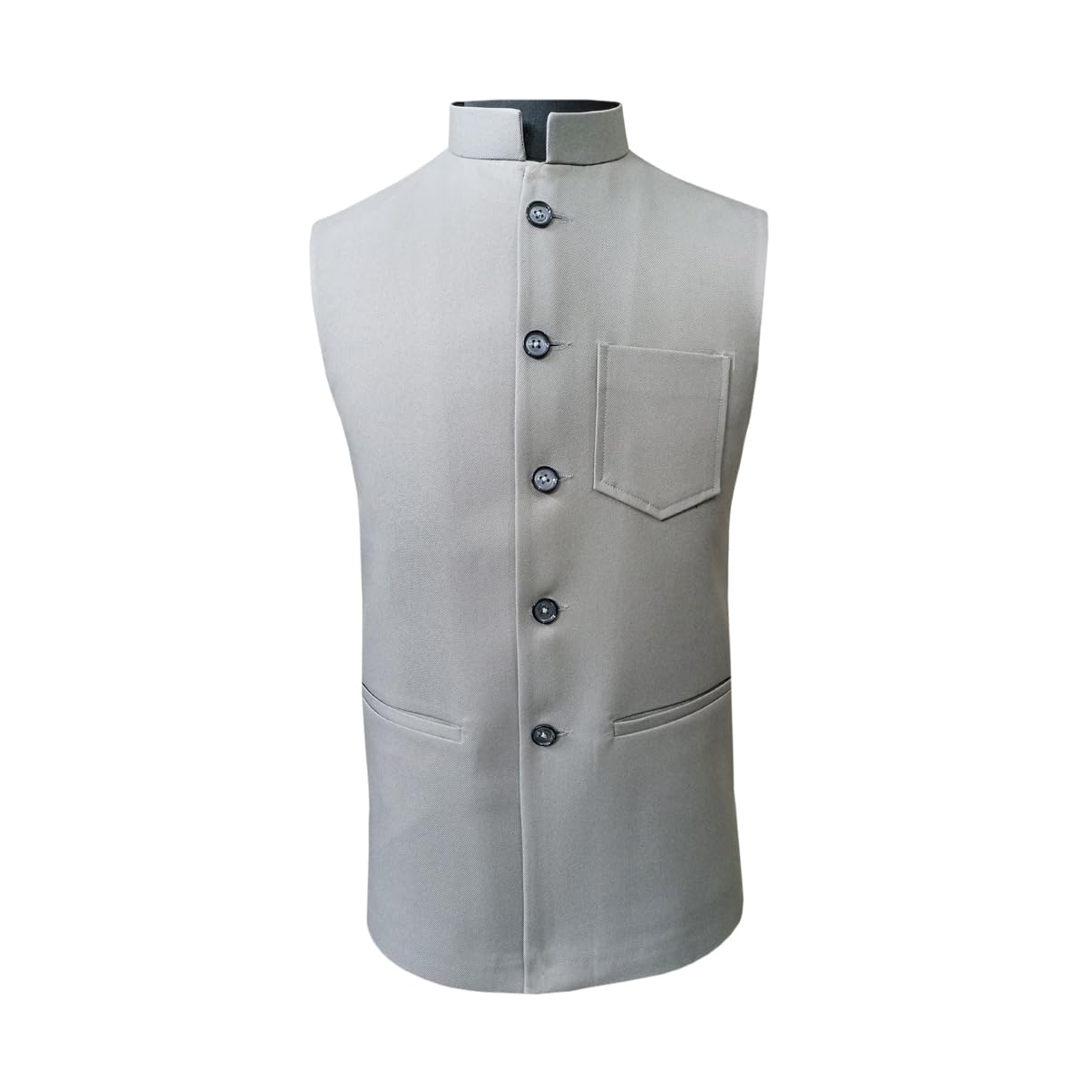A.Z COLLECTION Premium Men's Traditional Cotton Solid Nehru Jacket/Jawaharcut Jacket/Waistcoat.-picture-13