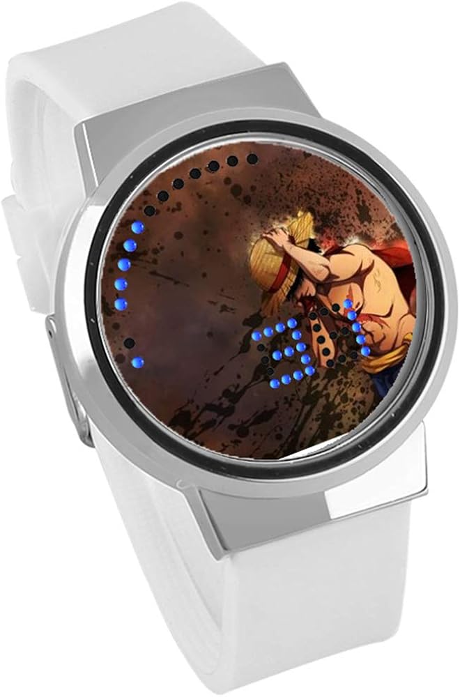 Amazon Com Touch Screen Waterproof Led Watch One Piece Dial Fashion Anime Watch White Clothing Shoes Jewelry Amazon Com Touch Screen Waterproof Led Watch One Piece Dial Fashion Anime Watch White Clothing Shoes Jewelry