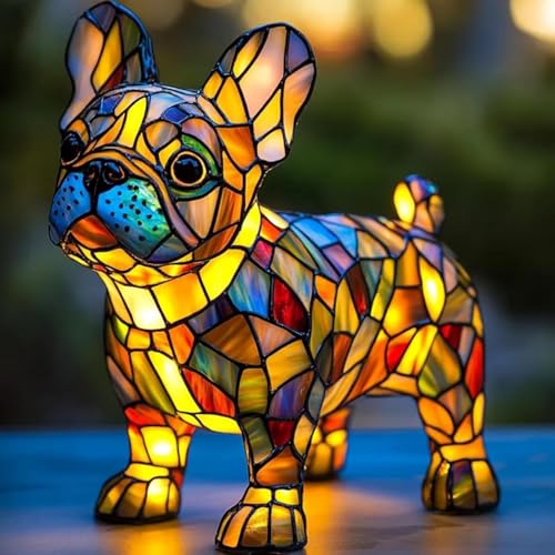 Kosinso LED Chihuahua/Französische Bulldogge/Dackel Lampe/Corgi Lampe/Mops Lamp, Haustier-Dekolampe für Hundefans (Dackel)