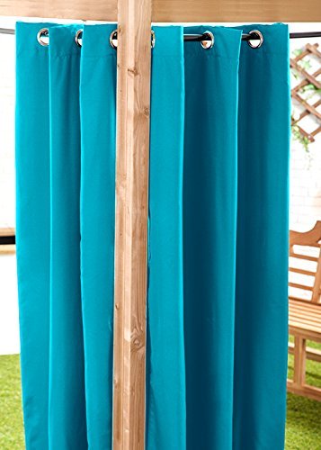 Outdoor Water Resistant Ready Made Eyelet Curtain Gazebo Summer House Pagoda - 55