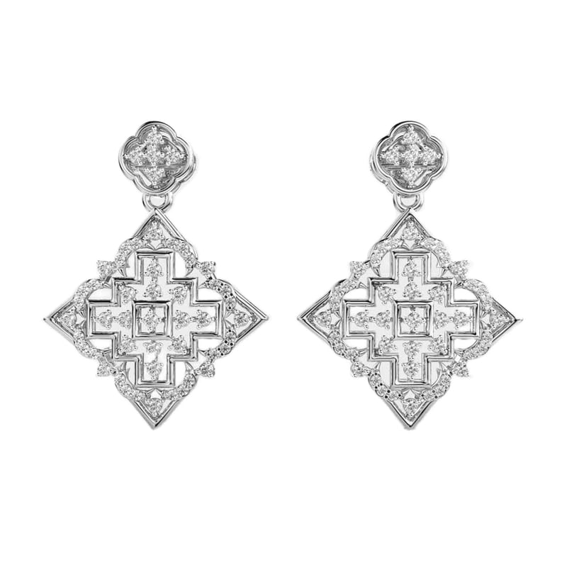 Boucles d'oreilles aztèques en argent 925 anti-allergie qui ne noircissent pas