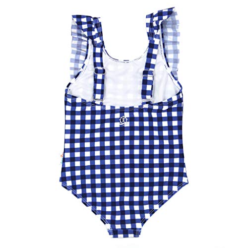 Image of SwimZip Girls' Ruffle One-Piece Swimsuit with UPF 50+ Sun Protection
