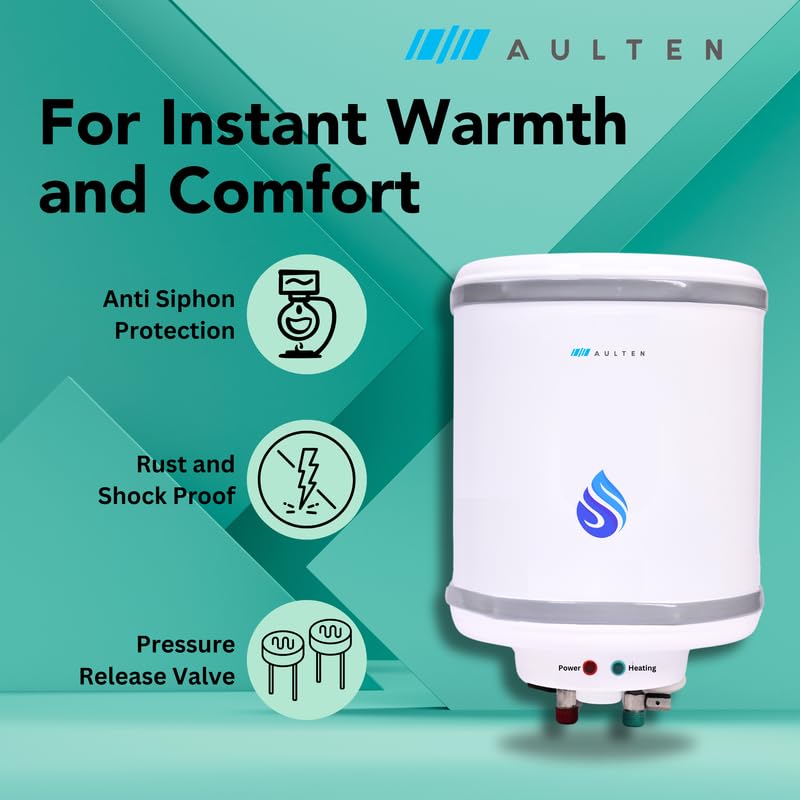Image of AULTEN Stellar 15 Ltr Geyser 5 Star Rated Storage Water Heater (Geyser) With Advanced Multi-Layered Safety