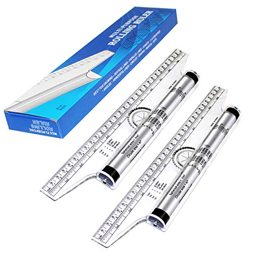 11.75INCH MultiPurpose Rolling Parallel Ruler BCP 30CM Parallel Glider