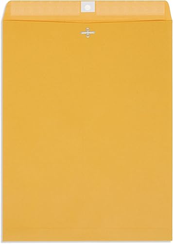 Vista 16 de Blue Summit Supplies 100 sobres de cierre de 9 x 12 pulgadas con sello engomado, sobres de correo con cierre de tamaño carta, hechos de papel kraft