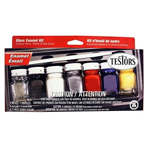 Testors Enamel Paint Set, 9115X, Gloss