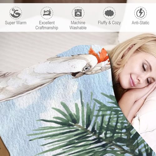 Couverture perroquet polaire : idée cadeau de mariage originale - 5
