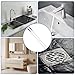 Ymapinc Shower Drain Cleaner Brush, 2 Pcs 18.11inch Shower Drain Clog Remover Tool for Hair Remover, Sink Cleaning Tool, Sink Brush, Plumbing Cleaning Tools for Kitchen & Bathroom