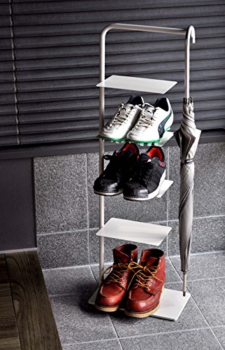 Amazon｜シューズラック-7足 ［Stack rack］ (ブラック)｜据え置き型