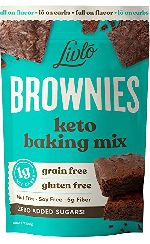 Livlo Keto Baking Mix Variety Pack - Includes Keto Brownie Mix, Keto Biscuit Mix & Keto Bread Mix (3 Pack) #TOP2